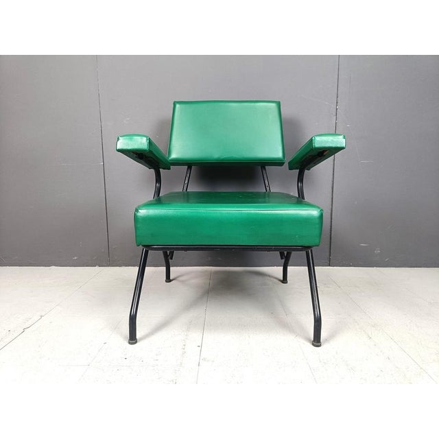 Mid-Century Italian Armchair, 1950s For Sale - Image 4 of 12