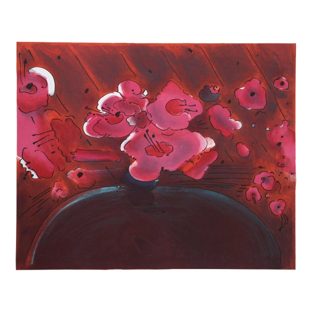 Marilyn’s Flowers Ii, Peter Max For Sale