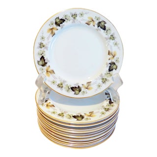 Royal Doulton Larchmont Plates, S/14 For Sale