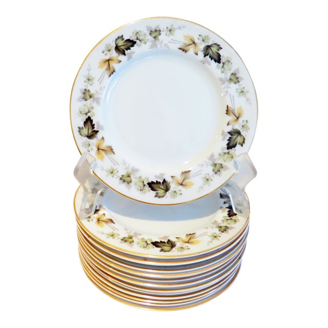 Royal Doulton Larchmont Plates, S/14 For Sale