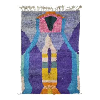 Moroccan Modern Area Rug - 9.3 X 6.2 Ft For Sale