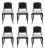 Set of Six Art Deco Sculptural Dining Chairs in Ebonized Walnut & Taupe Mohair For Sale