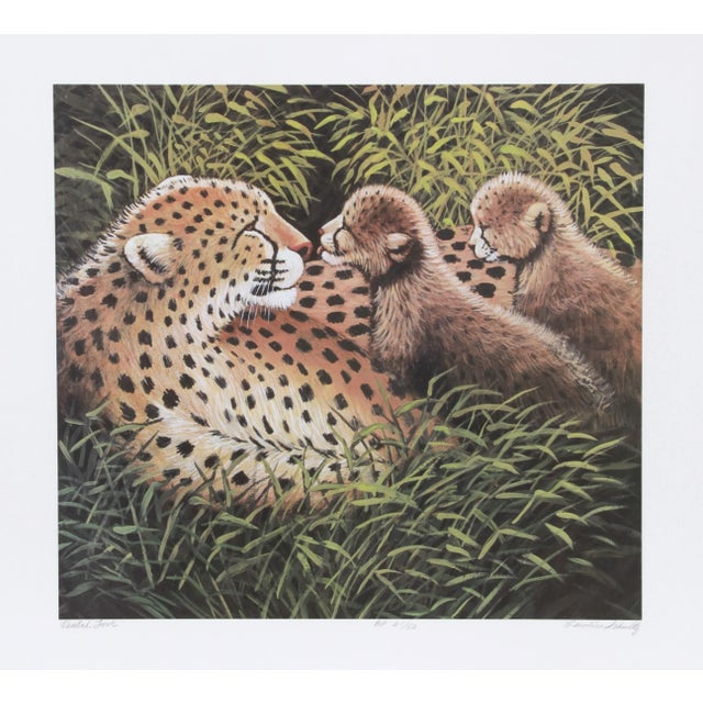 Caroline Schultz, "Cheetah Love", Photorealist Animal Print For Sale - Image 4 of 4
