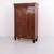 Large antique cabinet crafted from hand-polished walnut with shelves and one drawer. The cabinet was made in the 1880s and...