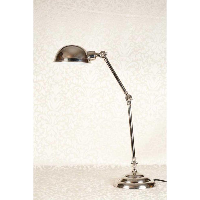 Vintage Chrome Student Desk Lamp For Sale - Image 12 of 12