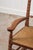 Antique English Bobbin Rocking Chair With Rush Seat For Sale - Image 9 of 10