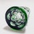 Vintage Emerald Green Cut-to-Clear Lens Crystal Cylinder Vase from Nachtmann Bleikristall, 1970s For Sale - Image 9 of 12