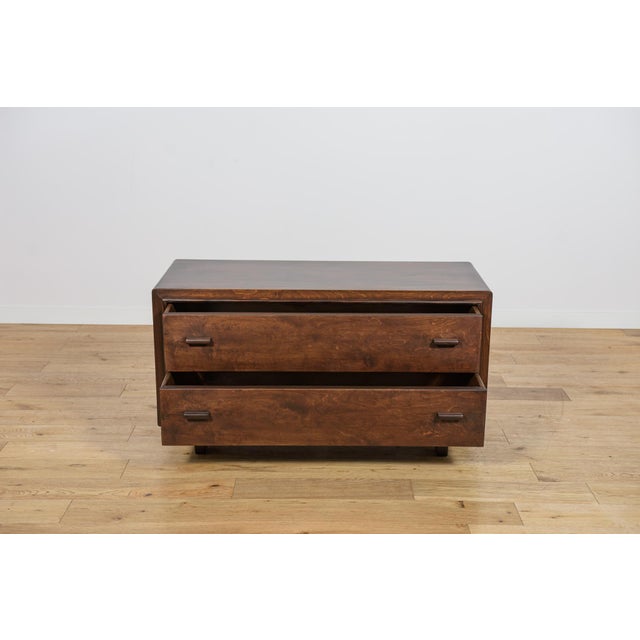 Brown Small Art Deco Dresser, Denmark, 1940s For Sale - Image 8 of 16