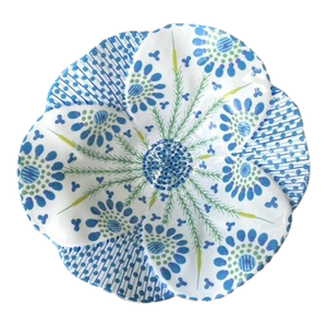 Vintage Glazed Ceramic Hand Painted Bowl