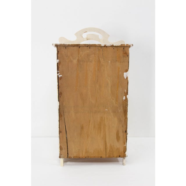 Small French Bamboo Wardrobe with Mirror, 1900 For Sale - Image 6 of 8
