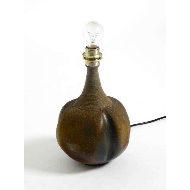 Ceramic Table Lamp with Fabric Shade, 1960s For Sale - Image 16 of 18
