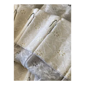 1960s Vintage Window Curtain Eyelet White by Norman's of Salisbury