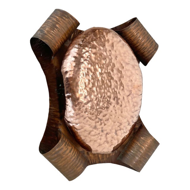 Copper Theatre Wall Light in the style of Stilnovo, Italy, 1950s For Sale