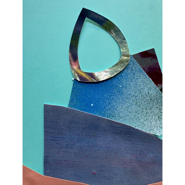 2020s "Pop Music 17" Original Mixed-Media Collage on Paper by Zac Woodiel For Sale - Image 5 of 9