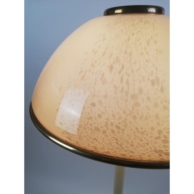 Italian Floor Lamp in Brass and Artistic Murano Glass attributed to F. Fabbian, 1970s For Sale - Image 3 of 18