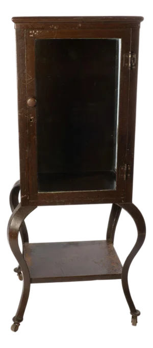 1920's Steel Medical Cabinet