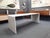 Large U-shaped fiberglass desk that can also be used as a dining table or conference table. Material: Fiberglass, Color:...