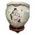 Substantial Qing Dynasty Chinese Porcelain Fishbowl Hand-Painted Immortals and Koi For Sale