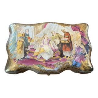 Late 19th Century Large Royal Vienna Porcelain Box. For Sale