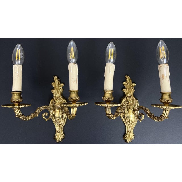 Vintage French Wall Sconces, Set of 2 For Sale - Image 13 of 13