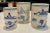 Chinese Blue & White Brush Pots- Set of 3 For Sale - Image 4 of 5