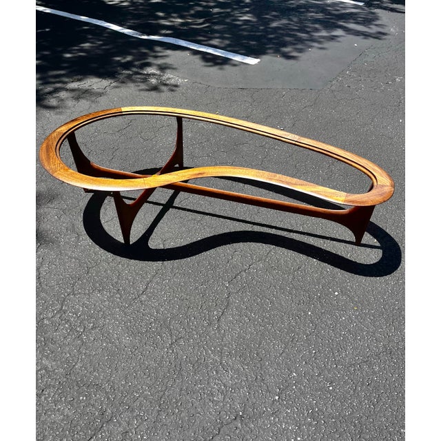 Mid-Century Modern Mid Century Modern Boomerang Coffee Table Frame | Silhouette Series by Lane Furniture For Sale - Image 3 of 12