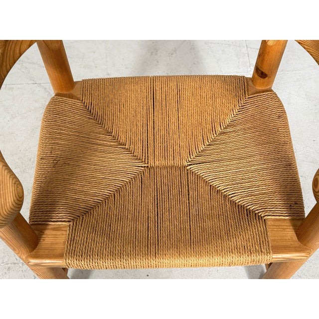 Dining Chairs in Pine and Paper Cord by Rainer Daumiller and Poultries Pedersen for Grammrode, 1970s, Denmark, Set of 4 For Sale - Image 15 of 17
