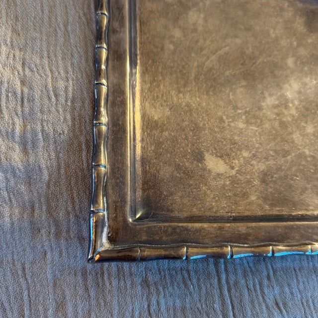 Art Deco 1930s Maison Bagues Small Brass Pocket Tray For Sale - Image 3 of 5