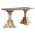 French Neoclassical Dolphin Console with Marble Top, 1940s For Sale