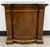 Brown Neoclassical Partial Gilt Decorated Fruitwood & Faux Marble Top Console Cabinet For Sale - Image 8 of 9