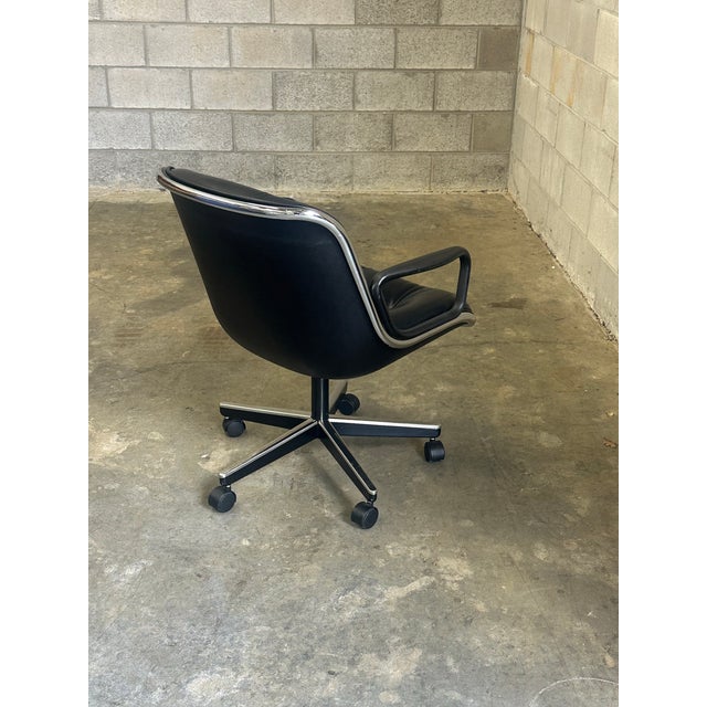 1980s Charles Pollock for Knoll Office Desk Chair For Sale In Philadelphia - Image 6 of 12