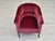 Danish Lounge Chair in Velour with Ash Legs, 1950s For Sale - Image 4 of 18