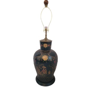 Chinoiserie Style Classic Large-Scale Table Lamp For Sale