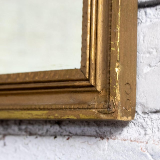 Early to Mid-20th Century Baroque or Rococo Style Wall Mirror With Carved Gilded Ornate Details For Sale - Image 13 of 18