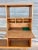 Mid 20th Century Mid Century Two-Sided Bookcase Étagère and Room Divider With Glass Display Shelf For Sale - Image 5 of 12