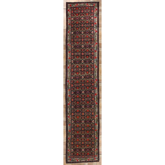 Antique Persian Bijar Rug - 03'08 X 17'09 For Sale - Image 9 of 9