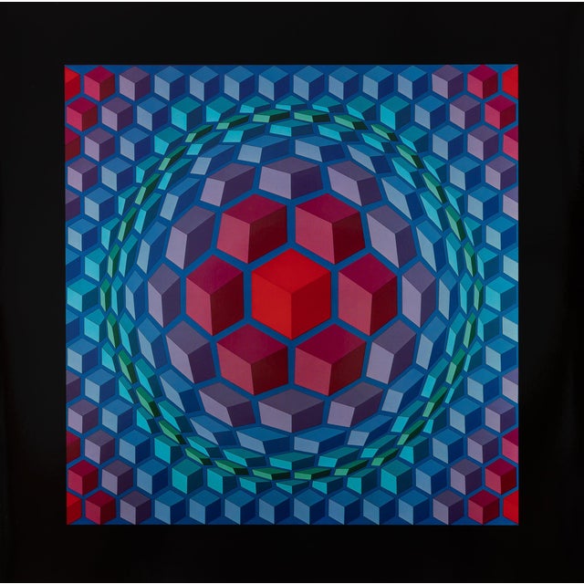 Victor Vasarely, CHEYT MC 4, Etching For Sale