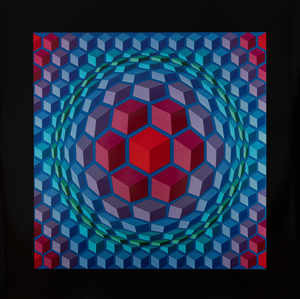 Victor Vasarely, CHEYT MC 4, Etching