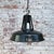 French Black Enamel Factory Pendant For Sale - Image 4 of 5