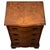 Small Antique Serpentine Burr Oak Chest of Drawers For Sale - Image 4 of 12