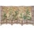 Elegant Chinese export six-panel folding screen, circa 1920s, decorated with a finely hand-painted watercolor scene of...