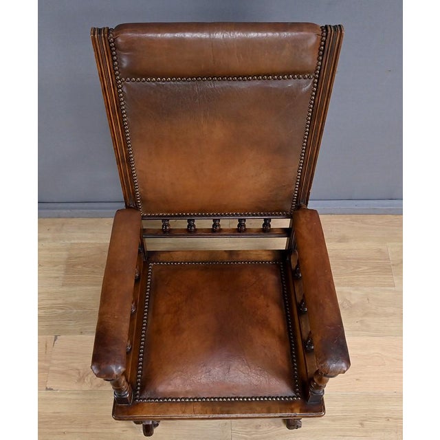 Early 20th Century Mahogany Rocking Chair, England For Sale - Image 6 of 18