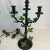 Art Nouveau 1985 Vintage Maitland-Smith French Bouillotte Style Cast Iron Table Lamp With Leaves - A Pair, Attributed, Artist Signed For Sale - Image 3 of 12