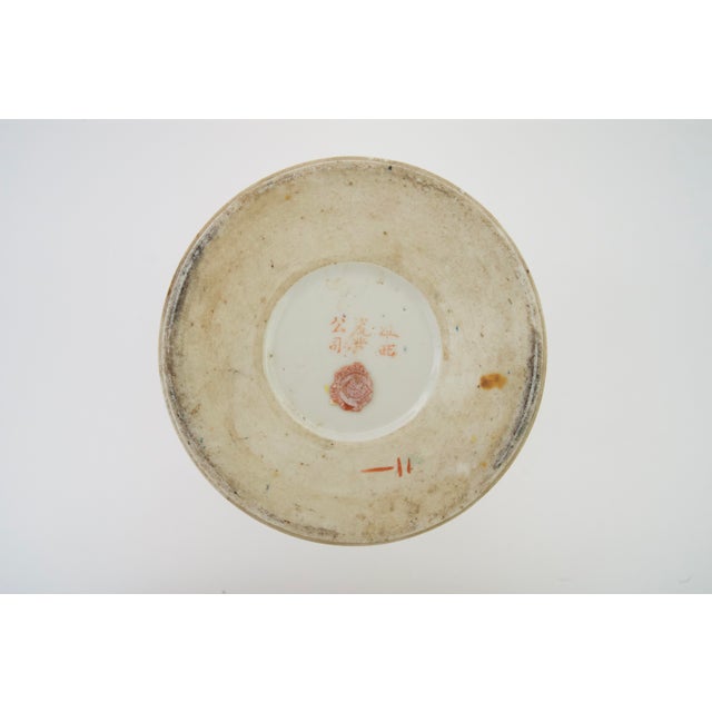 Mid 20th Century Mid 20th Century Chinese Famille Rose Porcelain Hat Stand For Sale - Image 5 of 5