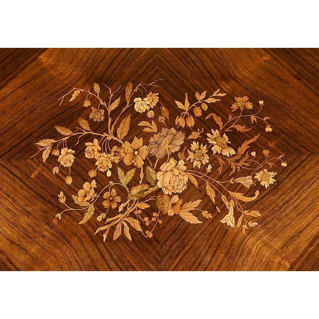 Louis Xvi Style Marquetry System Table, Late 19th Century For Sale - Image 10 of 18