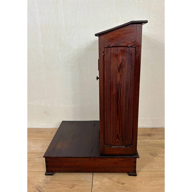 Prayer Pedestal in Pine, 1920s For Sale - Image 12 of 13