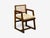 Mid-Century Modern Pierre Jeanneret, 'Box' Armchair, Teak, Cane, Chandigarh, India, 1960s For Sale - Image 3 of 15