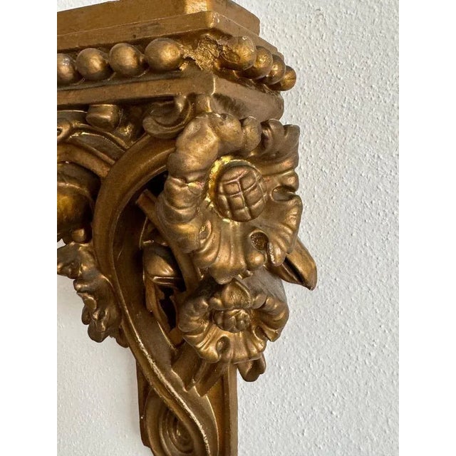 Paint Vintage Small Wall Shelf, 1950s For Sale - Image 7 of 12