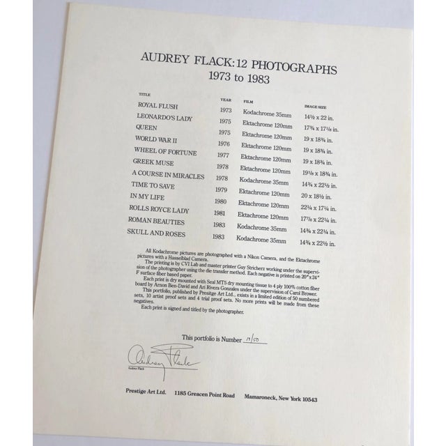 Red Pop Art Vintage Color Photograph Dye Transfer Print "Royal Flush" Audrey Flack, 1984 For Sale - Image 8 of 10