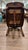 2000 - 2009 Carved Wood Armchair With Casters For Sale - Image 5 of 6